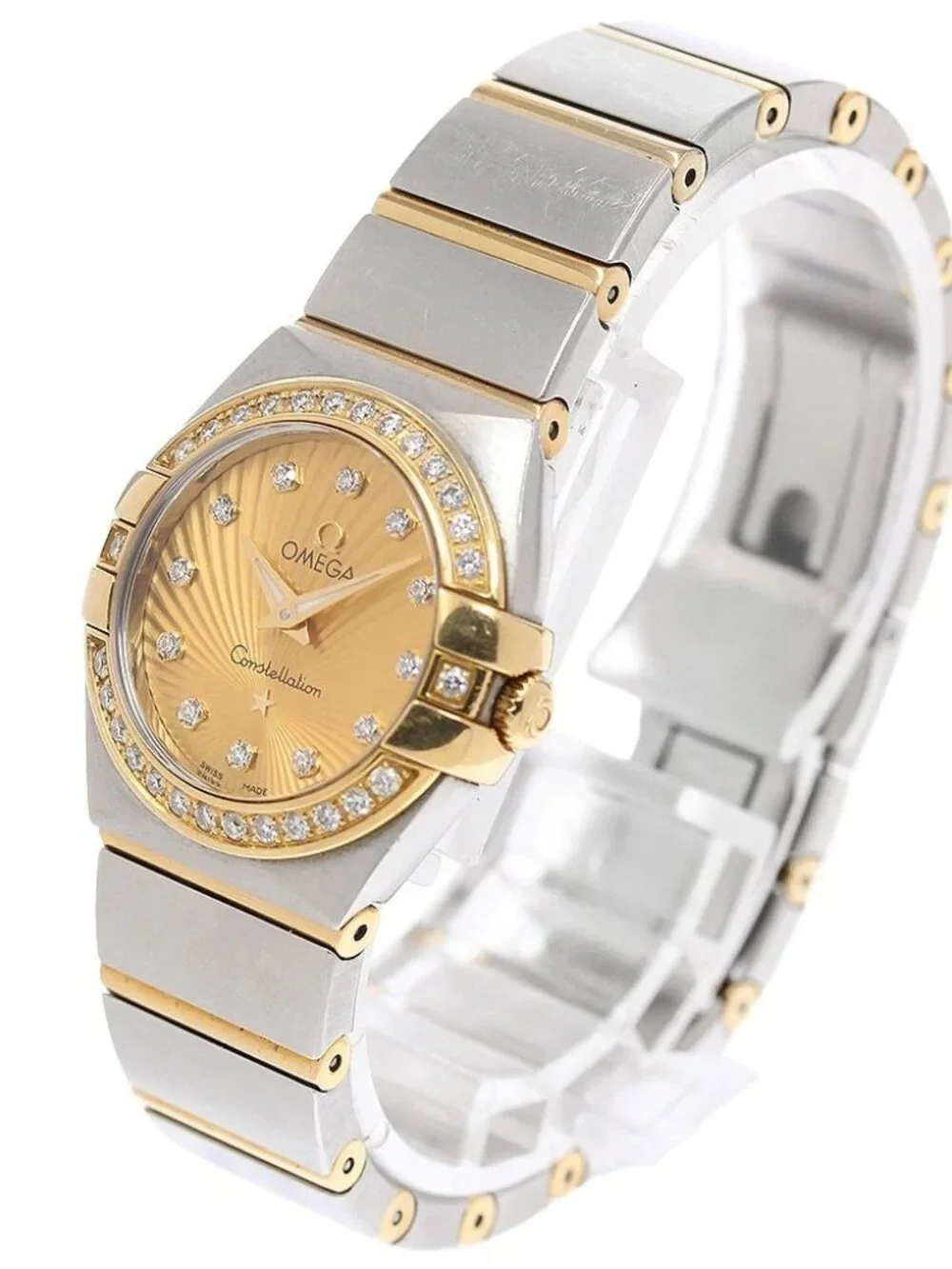 OMEGA Constellation Blush 123.25.24.60.58.001 Diamond Quartz Ladies Watch_966482